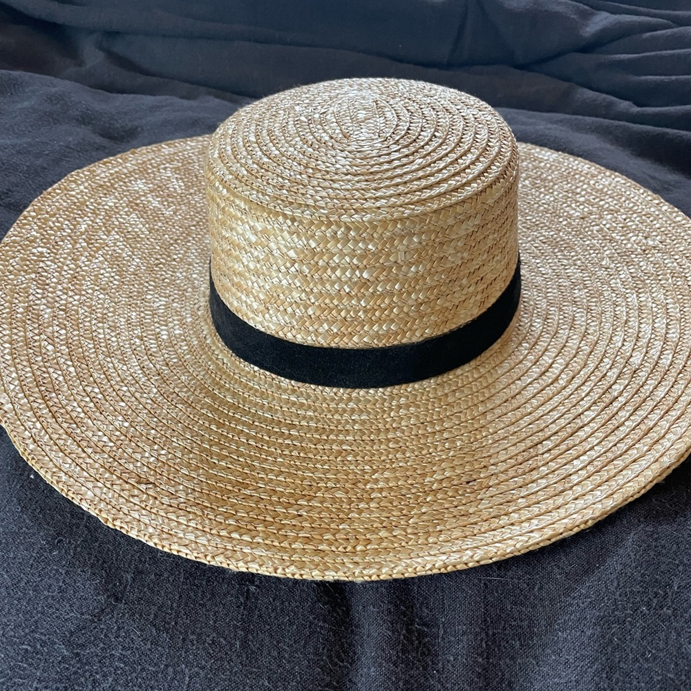Madewell straw beach hat.